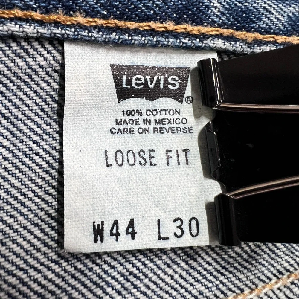 2002‎ Levi's 545 Jeans Mens W44 L30 Loose Fit Denim Blue Comfort Y2K